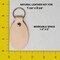 Blank Vegetable Tanned Leather Key Fobs – Ready for Stamping, Tooling & Engraving - 10 Pack